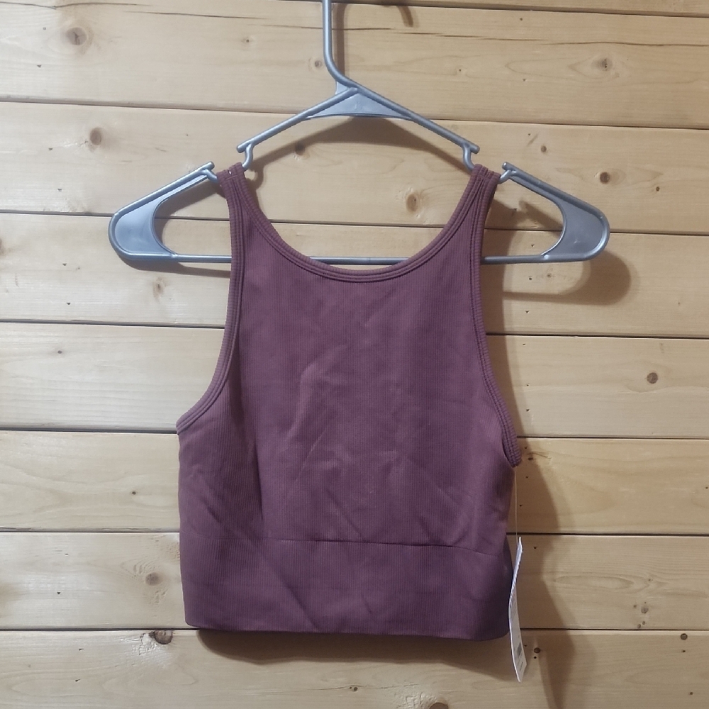 Athleta Aurora High Neck Crop Tank Size Small NWT